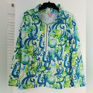 Lilly Pulitzer multicolored half-zip